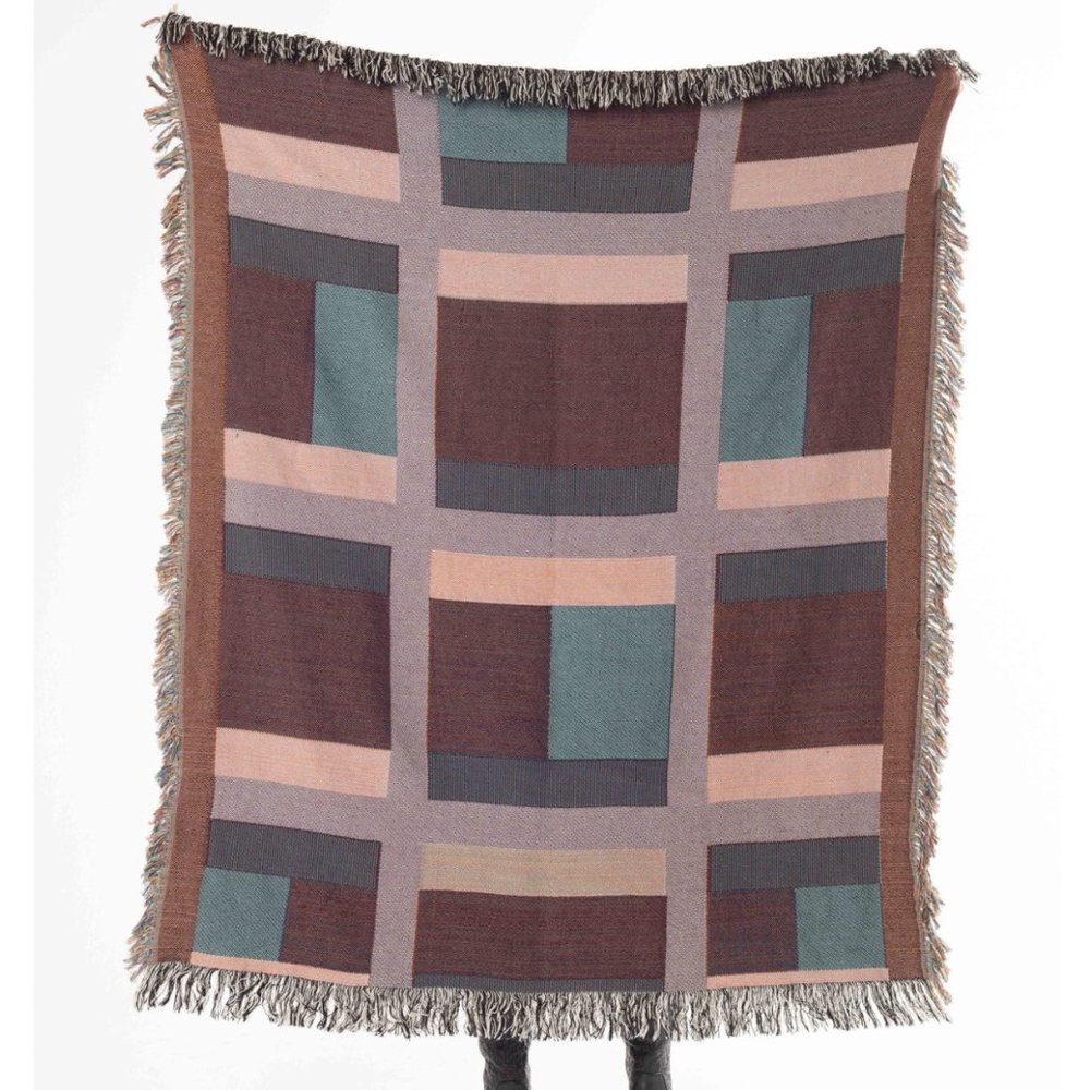 Clr Shop Urban Outfitters | Quilted Woven Throw Blanket | Large | NWOT